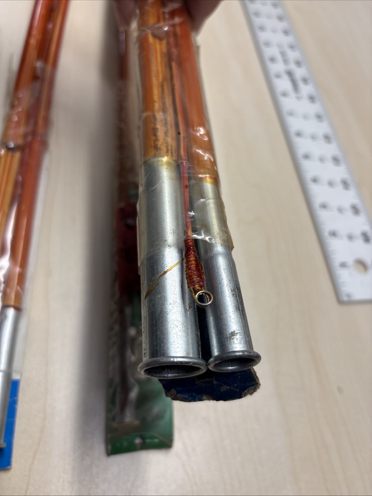 Lot of 3, B’n’M’s 8 & 12 Ft Jointed Bamboo Poles 2&3 Piece, BnMs TL82 L123 READ
