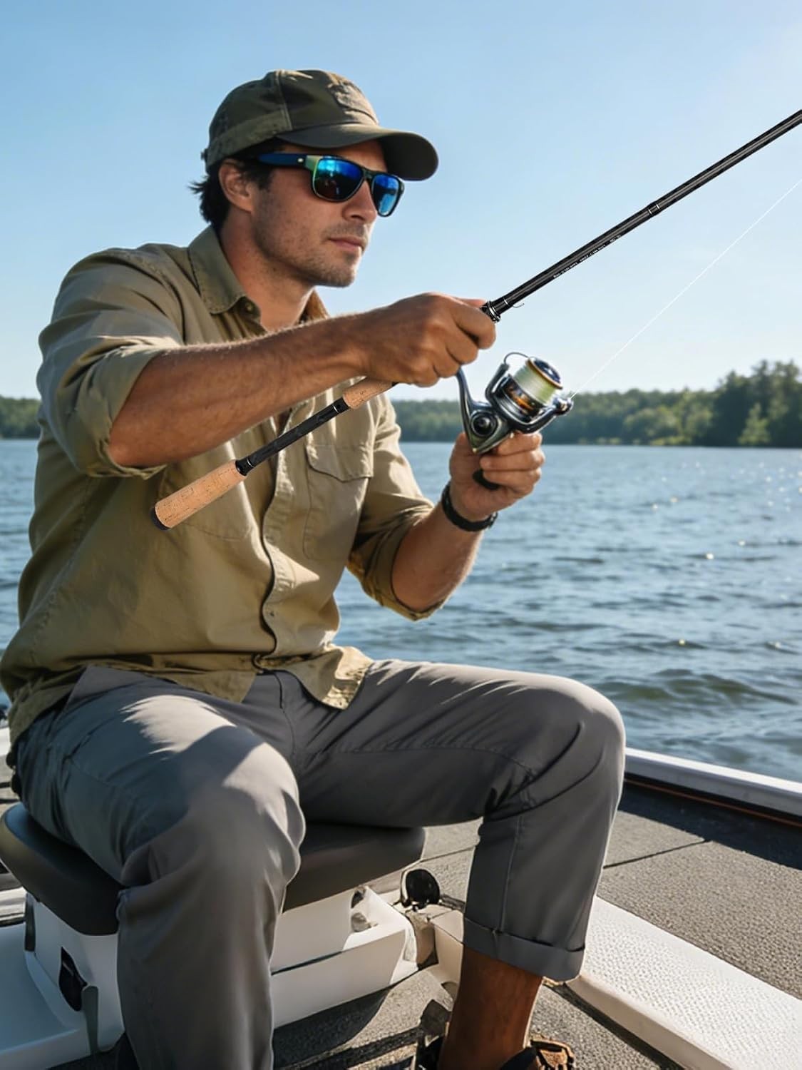 Carbon Fiber Fishing Rod Series 6-12 Ft, Spinning & Casting Rods with Stainle…