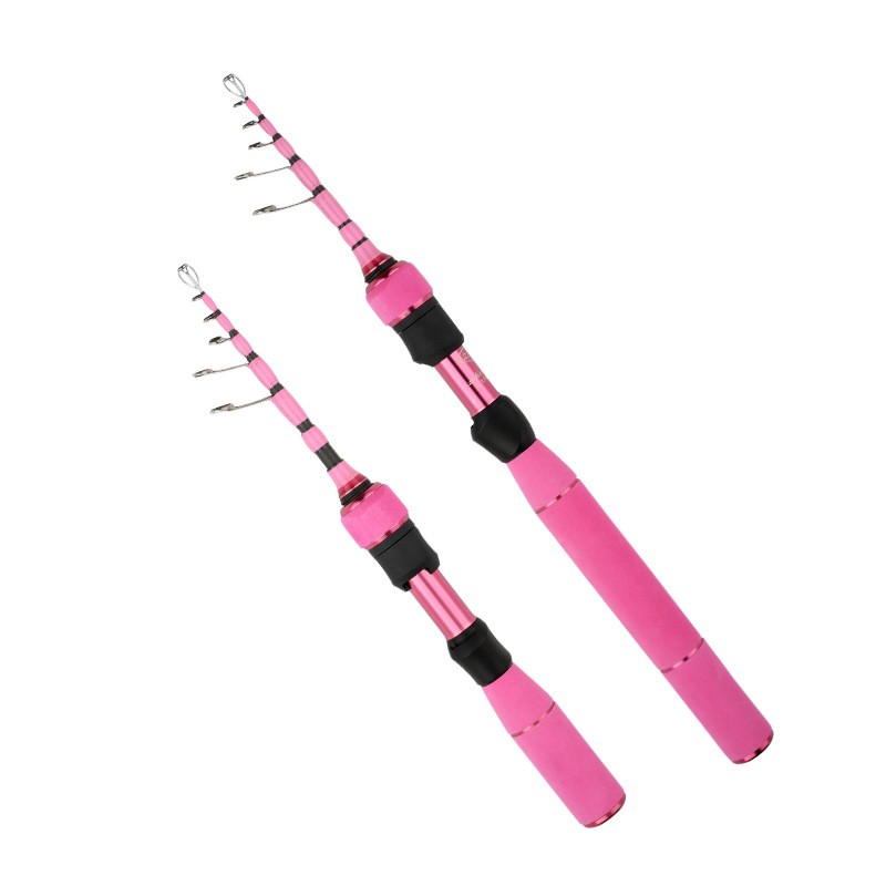 Super Short Telescopic Fishing Rod Portable Multi-Functional Fish Rod 1.5-1.8M