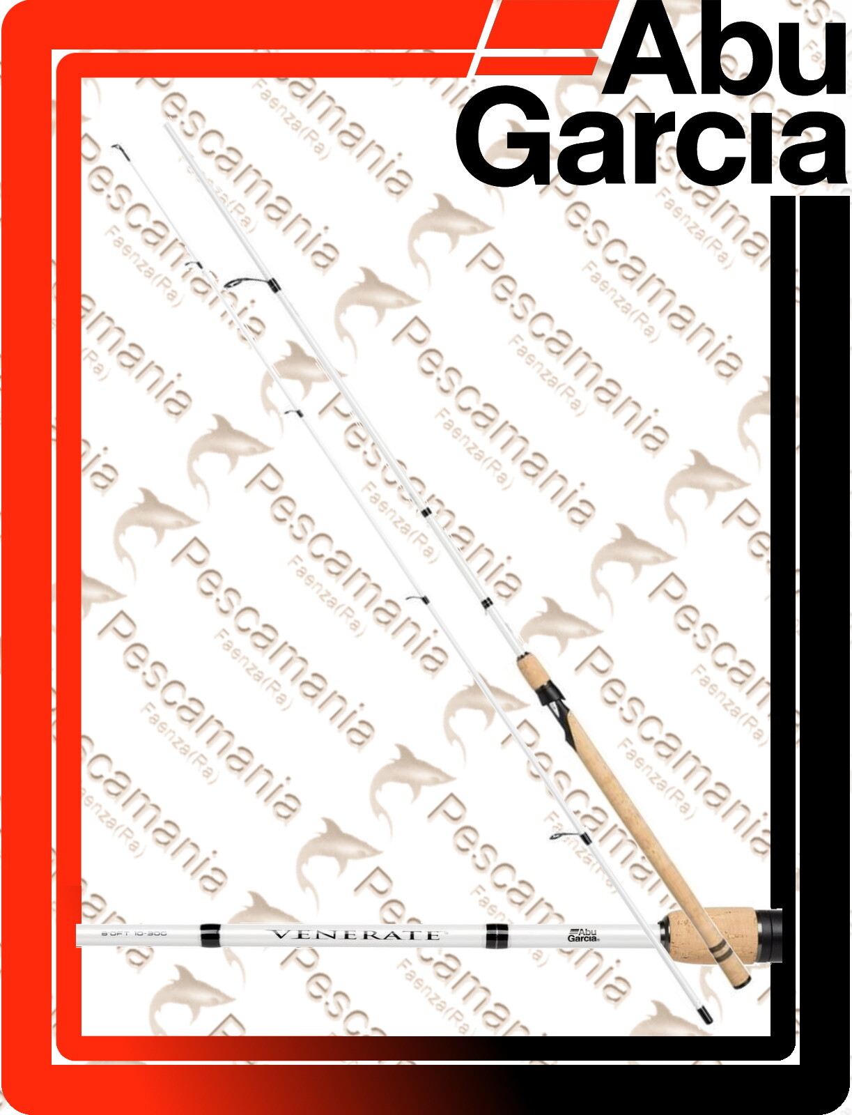 Abu Garcia Venerate 602ML 5-20g 1.83mt Cork Fishing Rod Spinning Fishing