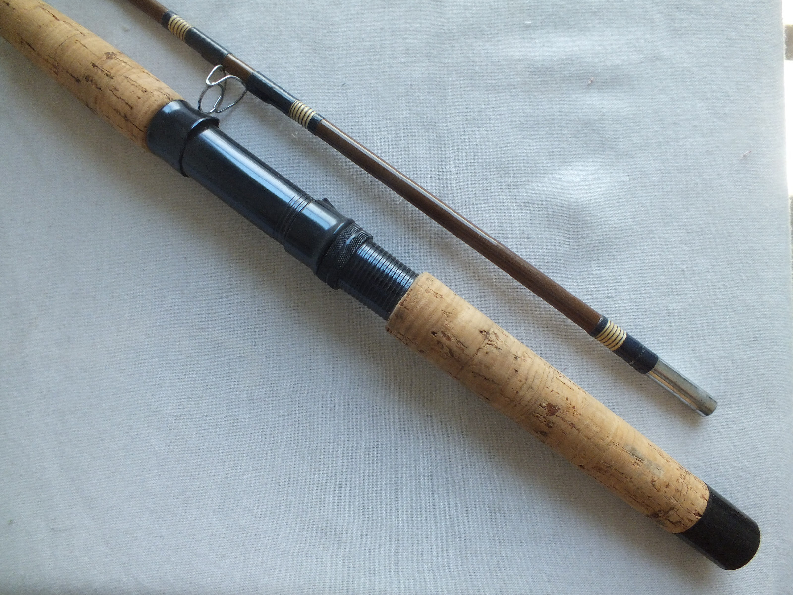 garcia conolon fishing rod 2452 med action spinning rod 2 piece 7′ ft live fiber
