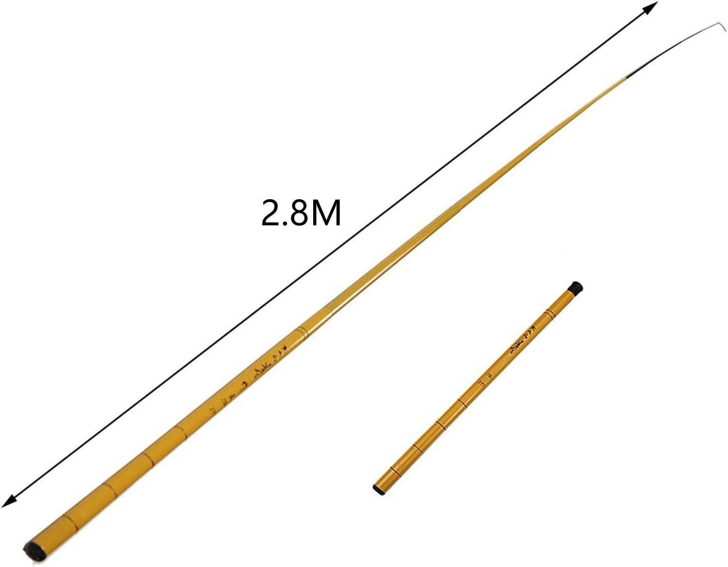 Compact 2.8m Retractable Fishing Rod – Perfect for Travel and Freshwater Fishing