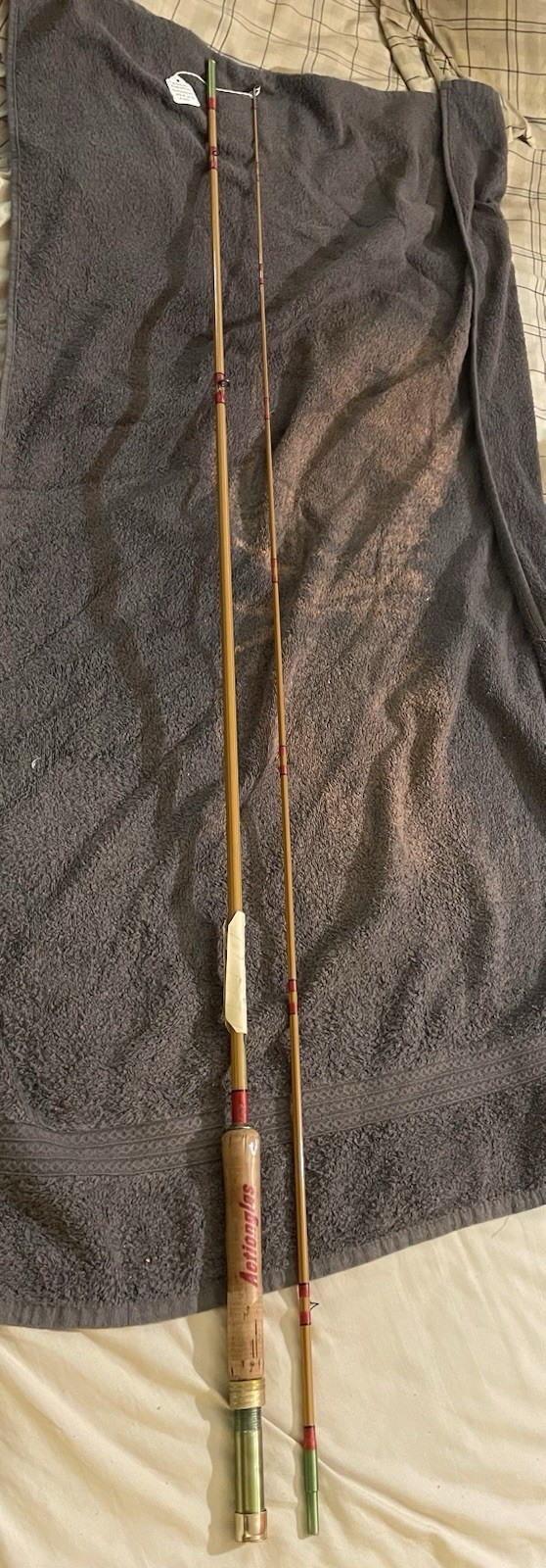 Orchard Industries Actionglas Fly Rod 8’6″ w Original Sock-New W Plastic