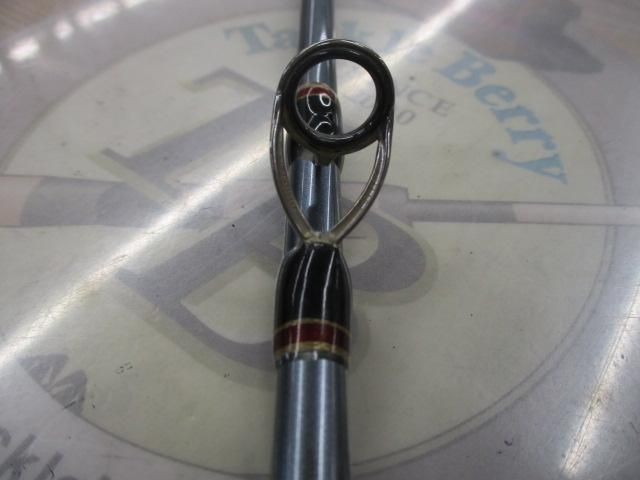 Les Zismore Bauhaus 58MH Black Pearl Clear Red Thread Bass Rod Used