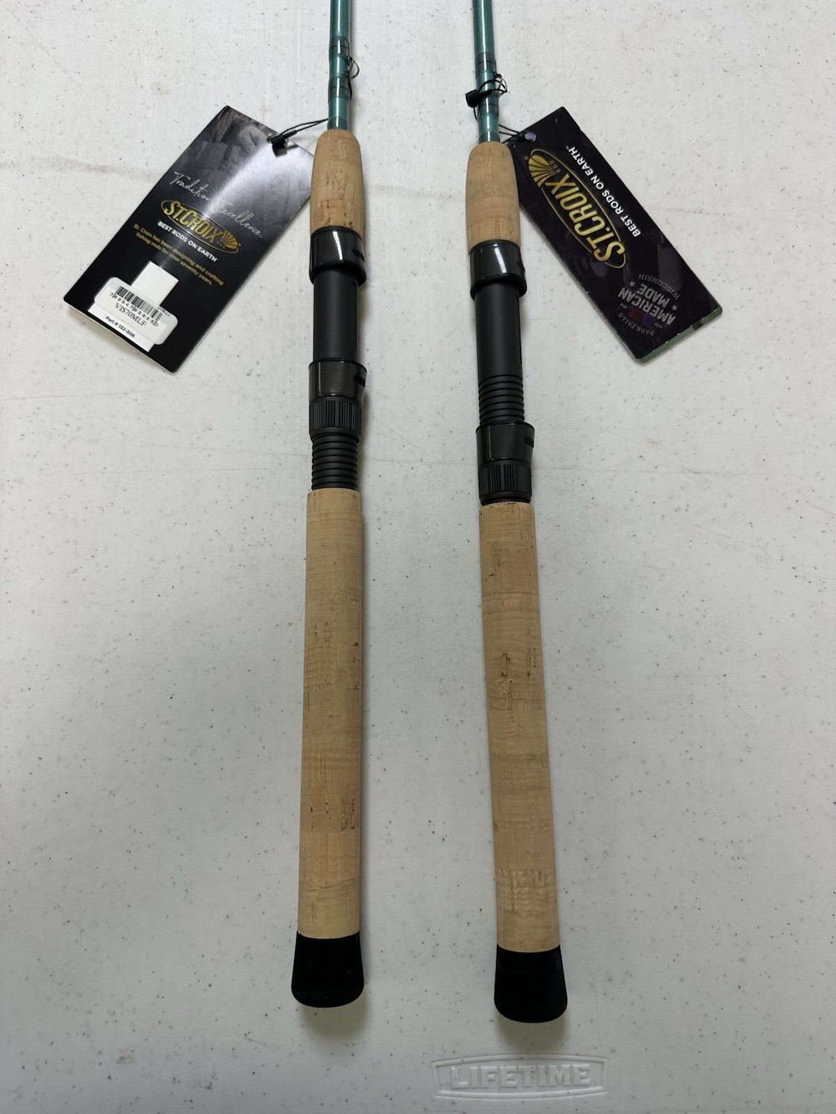TWO St. Croix Avid Series 7′ Medium Light Fast Spinning Rods VIS70MLF