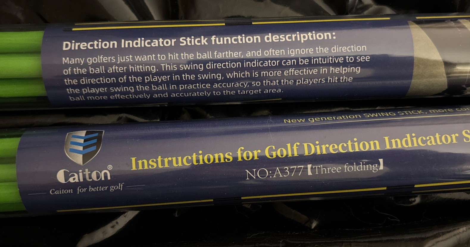 Direction Indicator Rod Alignment Sticks for Golf Training Fire Pull Glass