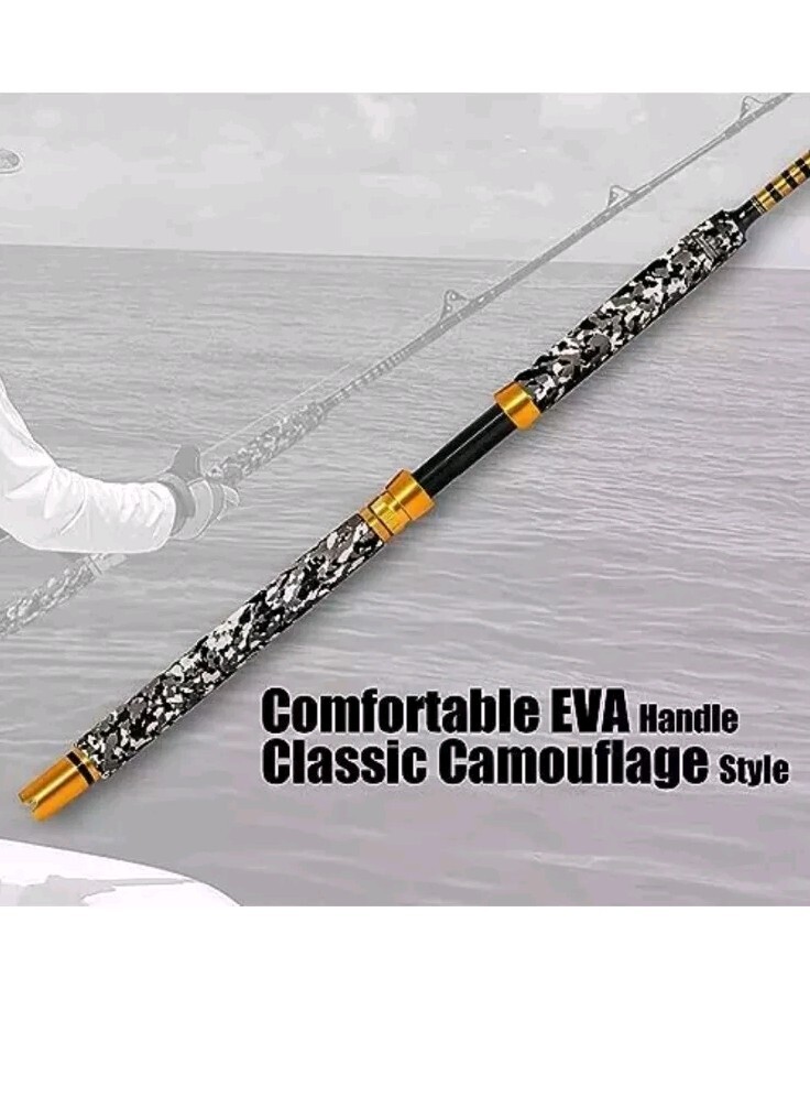 Saltwater Trolling Fishing Rod 1-Pc Offshore 6′ 30-50 lbs Straight Butt NEW!!