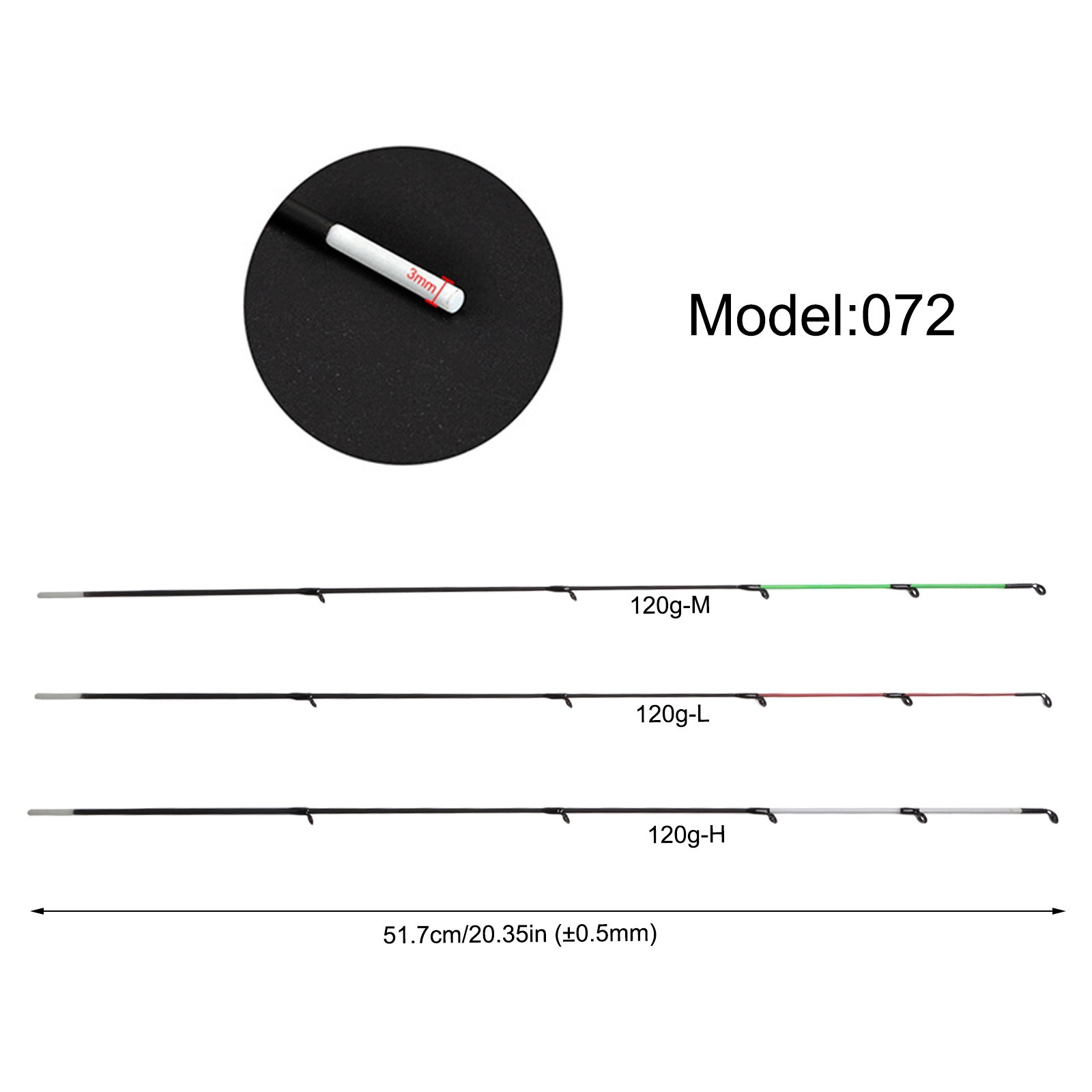 Long lasting Performance with Fiber Glass Top Tip MLH 50120g Feeder Carp Rod