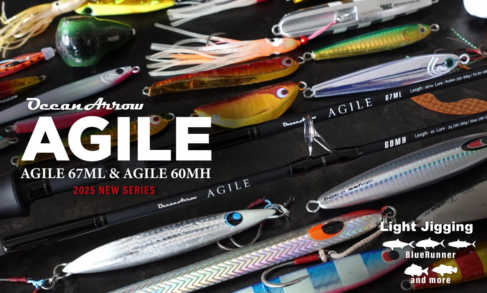 Ripple Fisher Ocean Arrow Agile 60MH Offshore Light Jigging Fishing Rod
