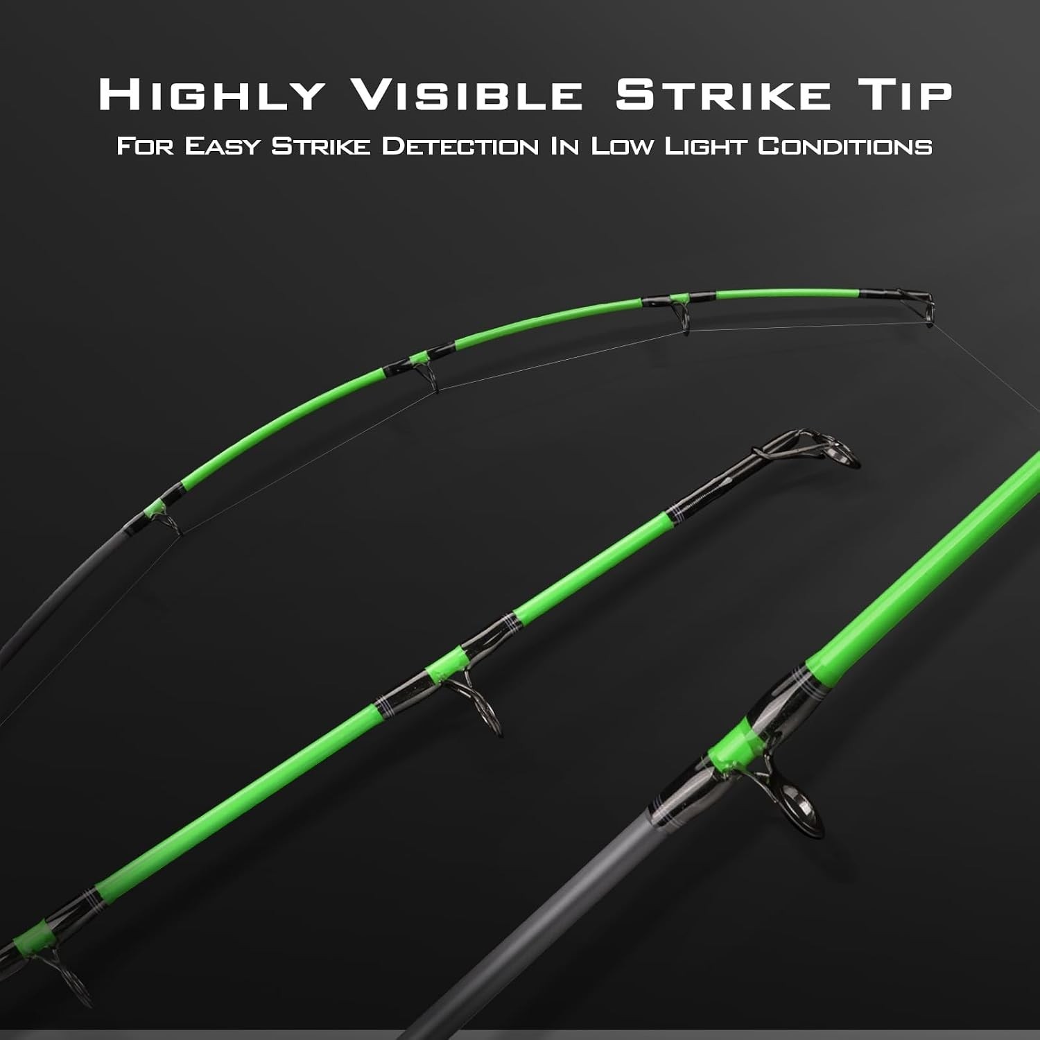 KONG Fishing Rod, Powerful, Lightweight S-Curve Graphite Rod Blanks, Nano Res…