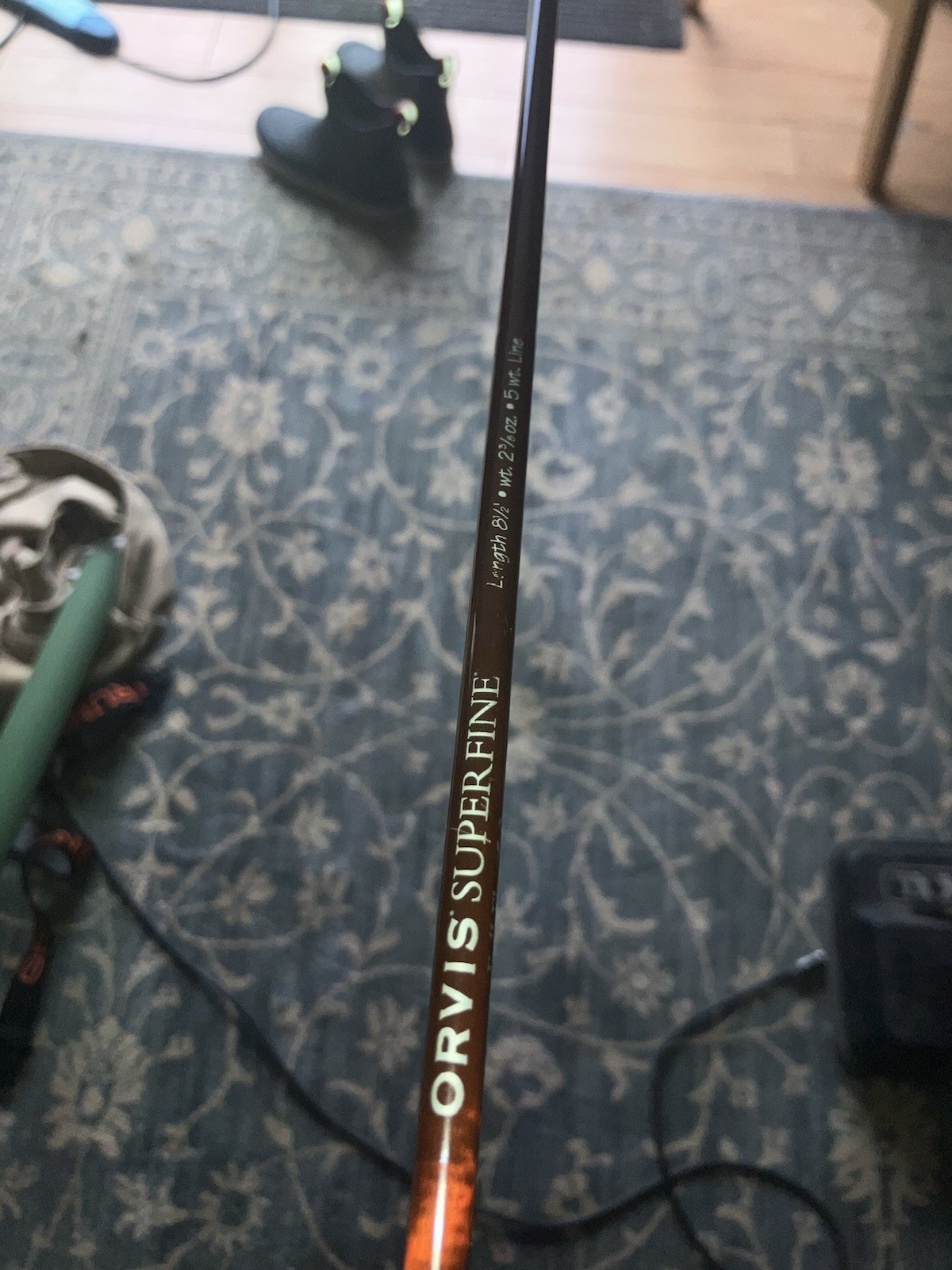 Orvis Superfine Carbon Fly Rod with Rod Sock and Travel Tube
