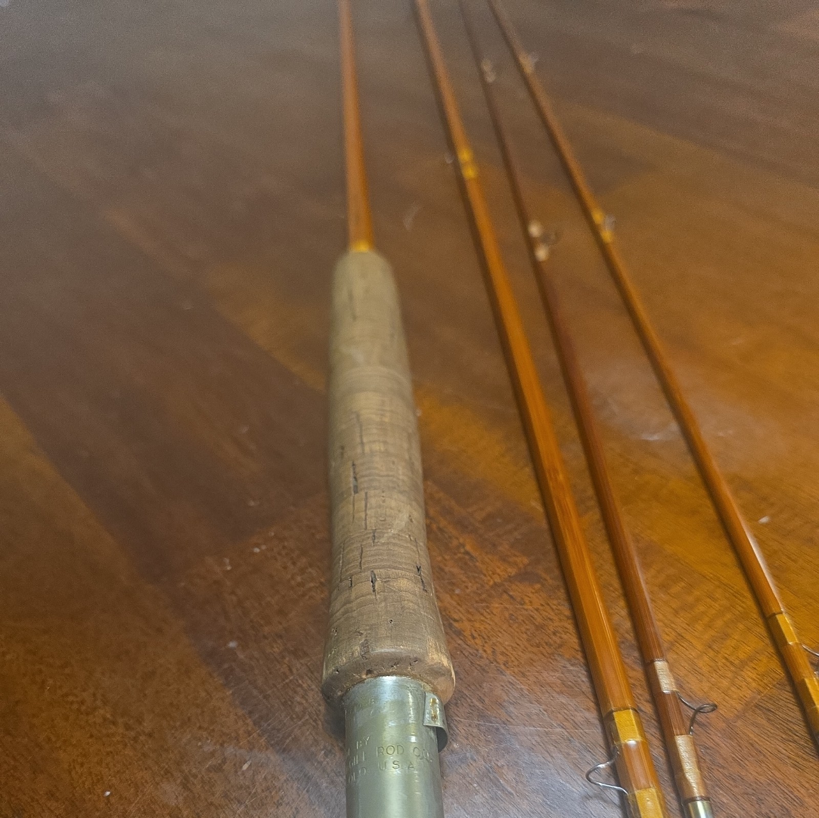 Wright & McGill Granger Aristocrat Bamboo Fly Rod. 9’ 6” Two Rod Ends