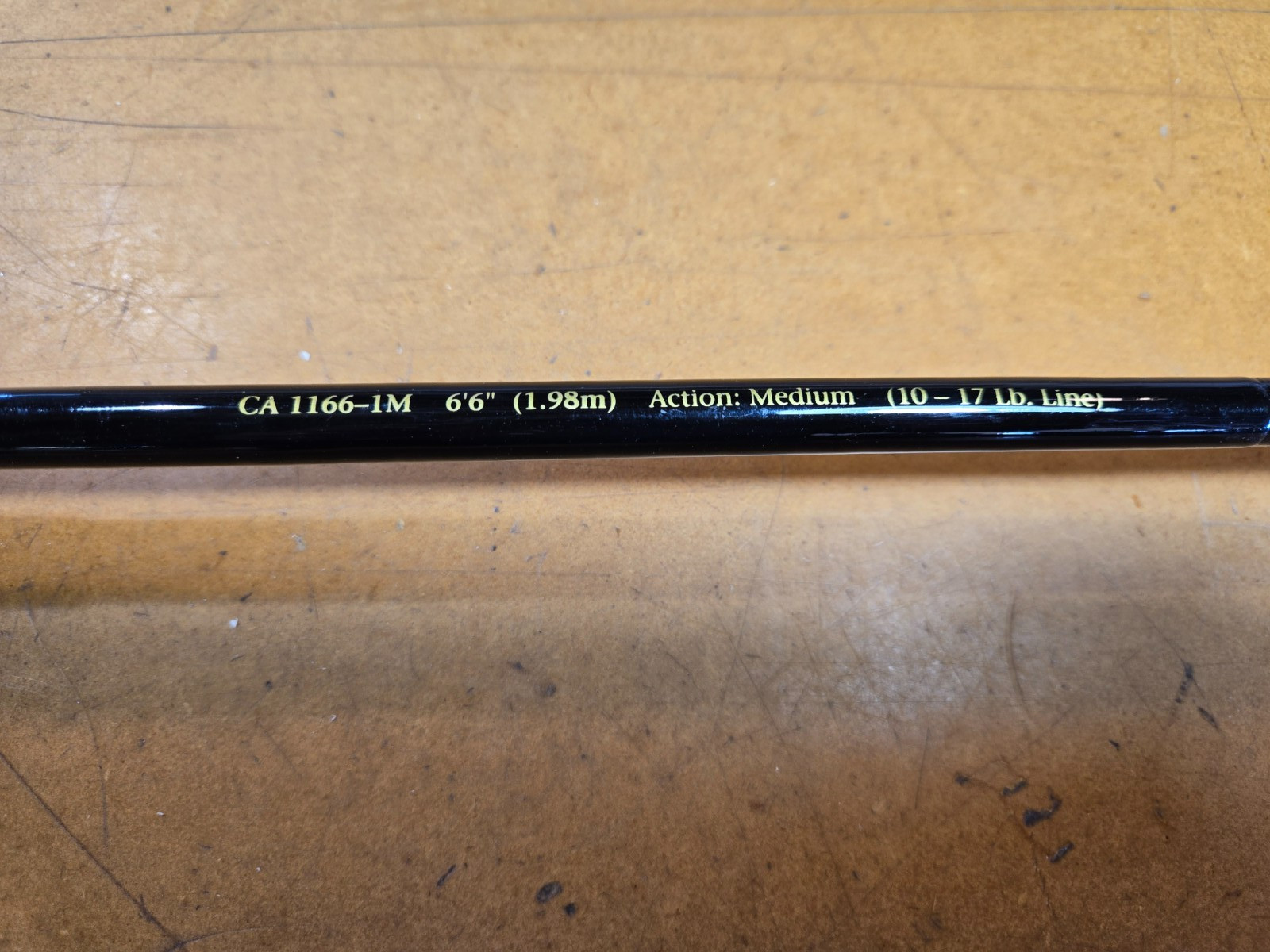 Two 6’6″ Graphite Casting Rods Shakespeare Ugly Stick & Eagle Claw Powerlight