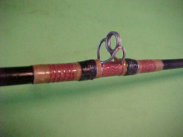 VINTAGE 6 FOOT 8 INCH 15 TO 30 POUND CLASS CONVENTIONAL FISHING ROD @ L@@K @
