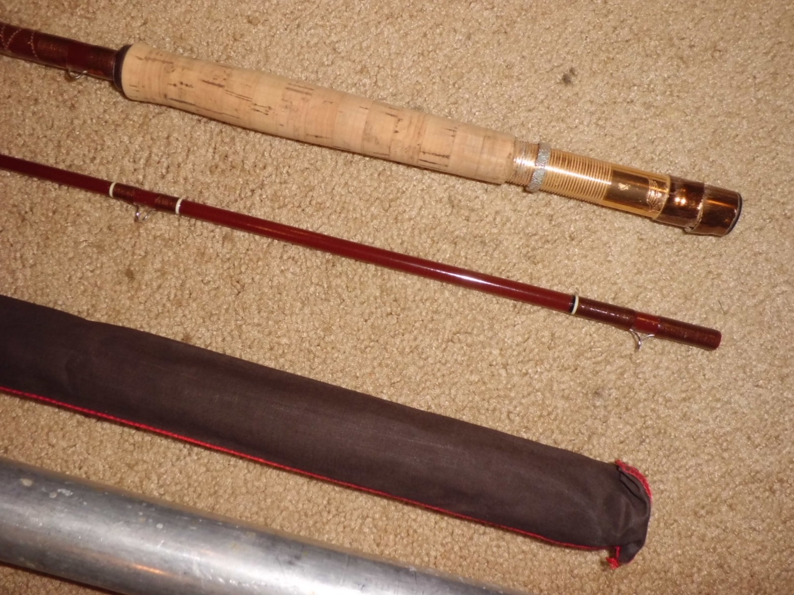 Vintage FENWICK Feralite FF80 Fly 8′ Rod made in USA #G167???- 7-8 fly wt.