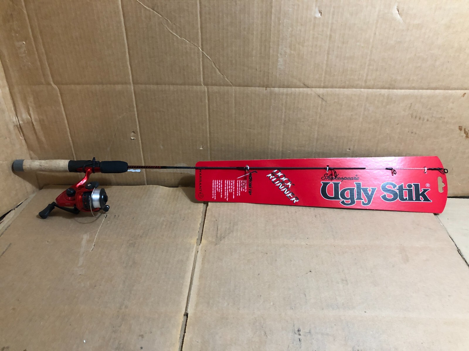Shakespeare 36″ Ugly Stik – Dock Runner Spinning Combo UGLYDR36CBO **