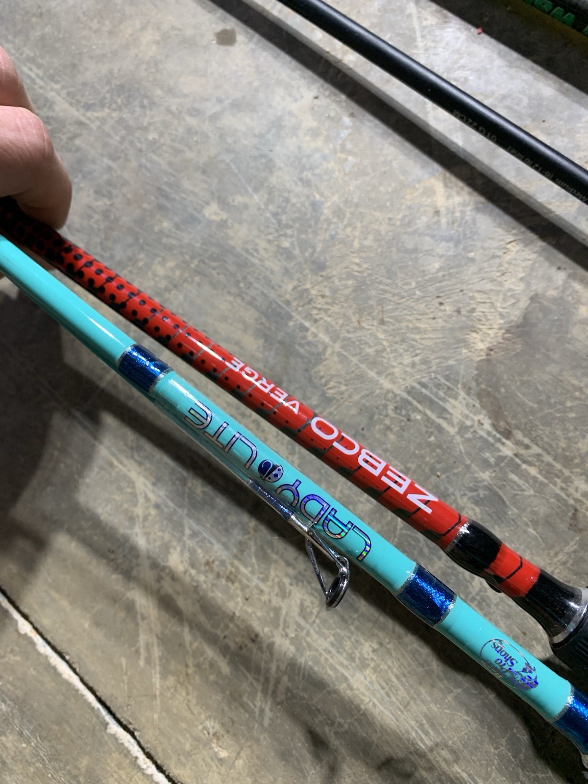 LOT OF 11 BASS PRO SHOP, Lews, Zebco FISHING RODS (BROKEN)