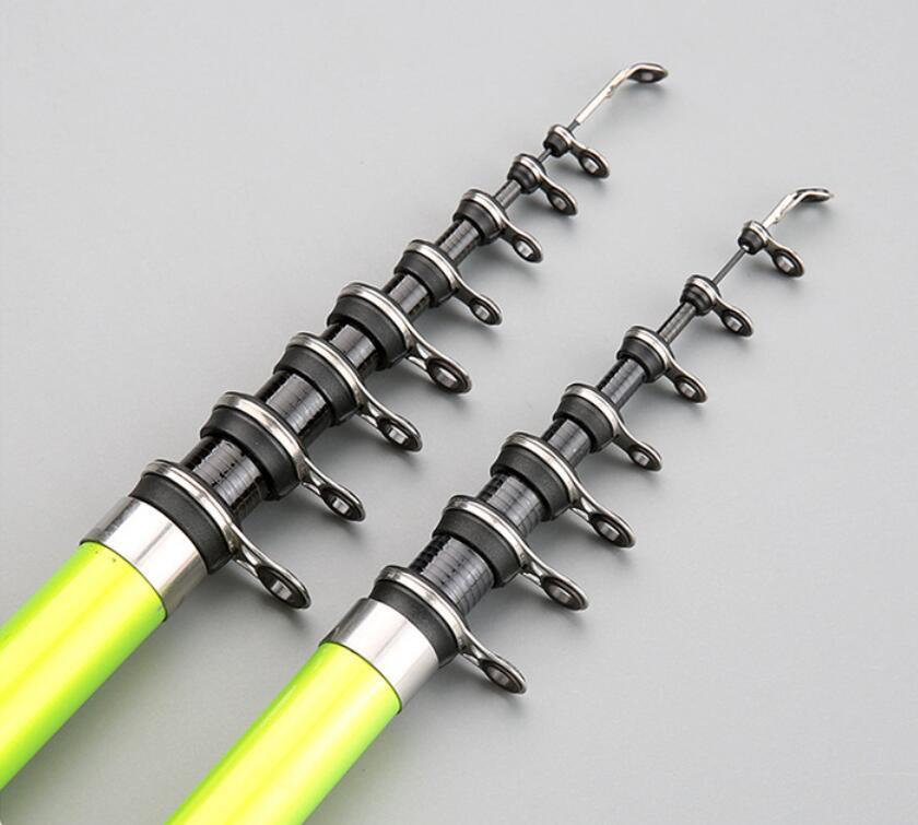 Telescopic Rock Fishing Rod 3.6m-6.3m Carbon Rod Travel Spinning Saltwater Pole