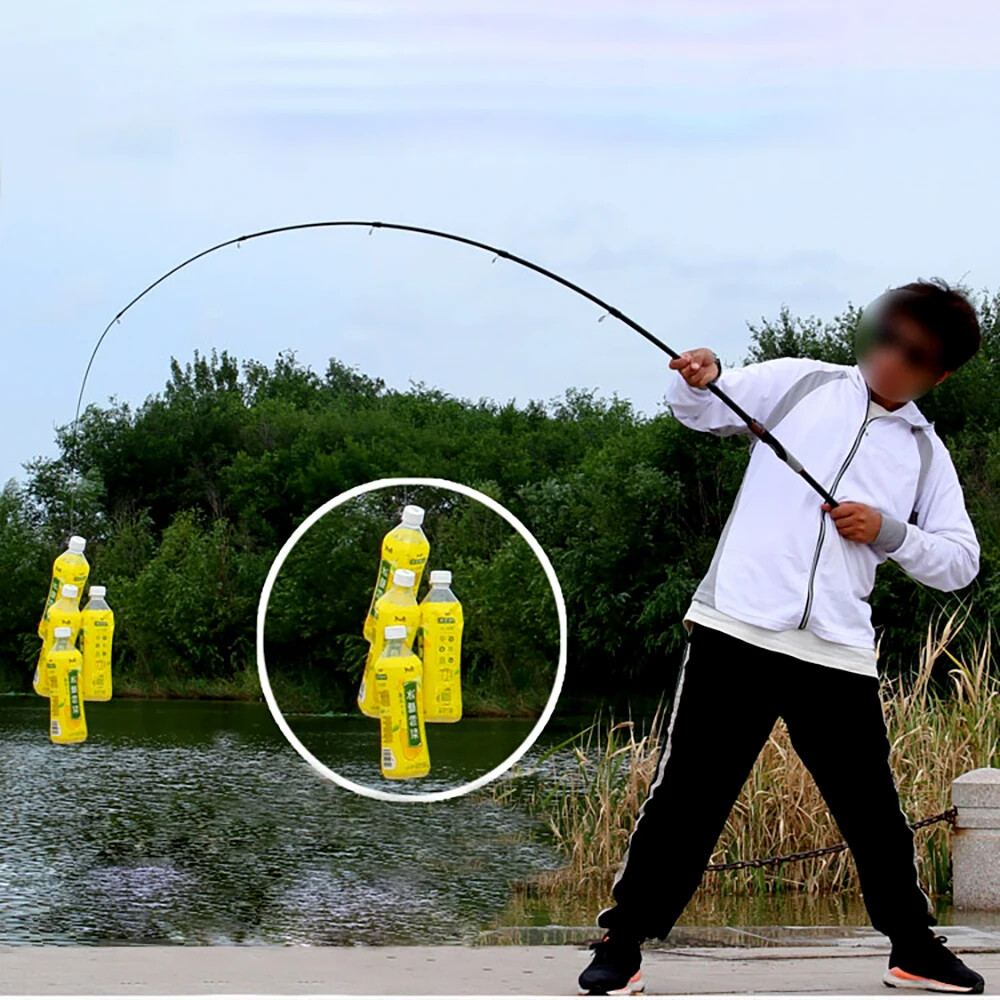 1.8m-3.0m Telescopic Spinning Fishing Rods Carbon Fiber Lure Pole Bait WT 8-18g