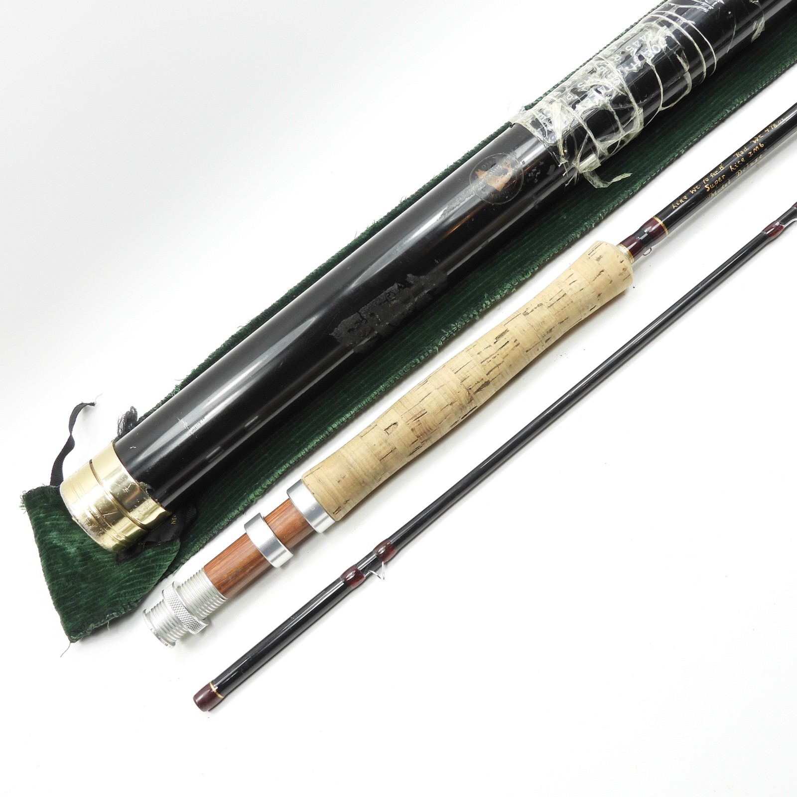 Hunting World “Deluxe Model” Super Lite IM6 Graphite Fly Rod. 10’ 8wt.