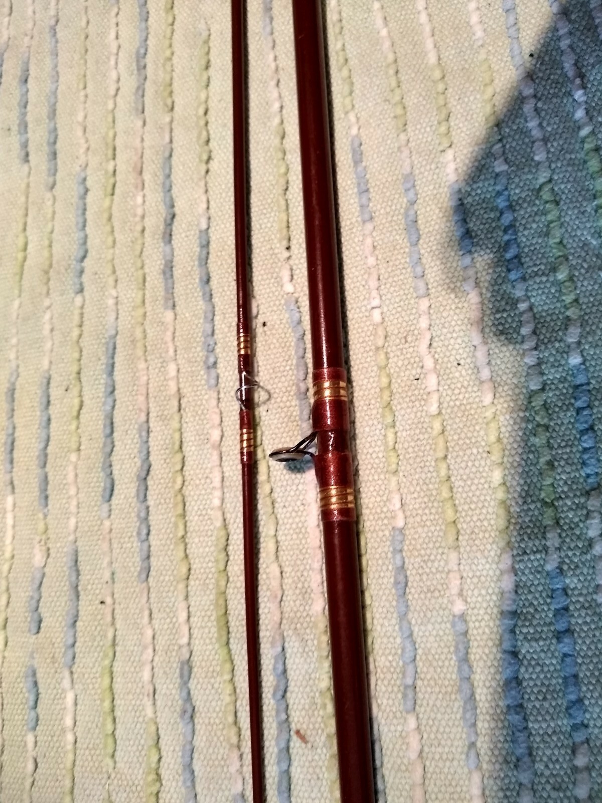 Vintage FeatherWeight 9′ Two Prices Fly Fishing Rod w/ sock near mint