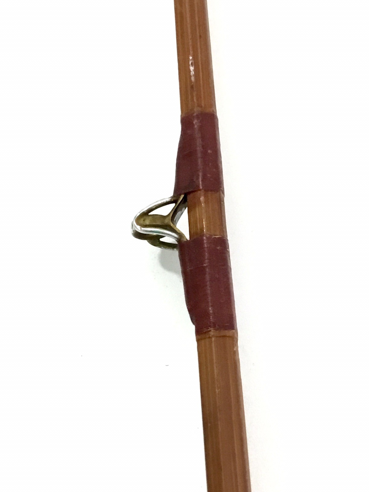 Vintage Montague Bamboo Hexagon 6 ft Boat Rod 1 Piece Heavy Collectible Decor