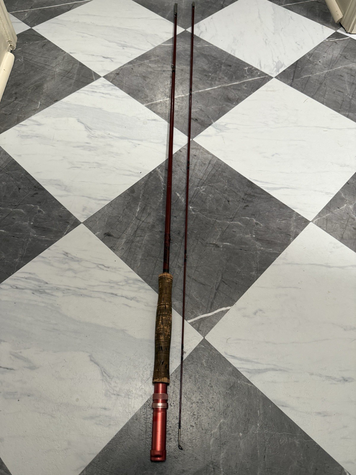 Phillipson S76 HDH 7’6″ Fly Rod Early Royal Transitional Model 3¼ oz Fiberglass