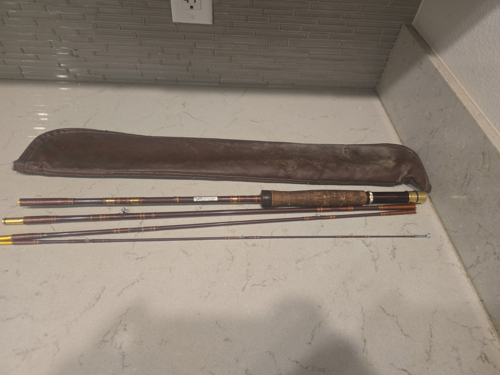 Vintage Garcia 2541 4 Piece 8’ Fly Rod made in USA