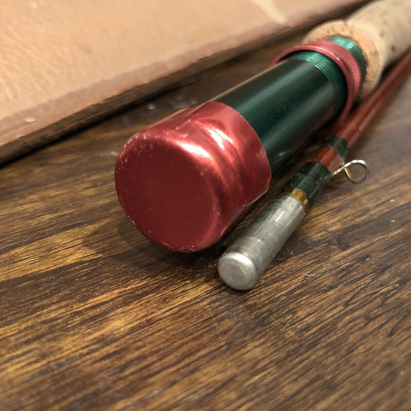 Phillipson Challenger 76R Woven Trevarno Glass Fly Rod Vintage