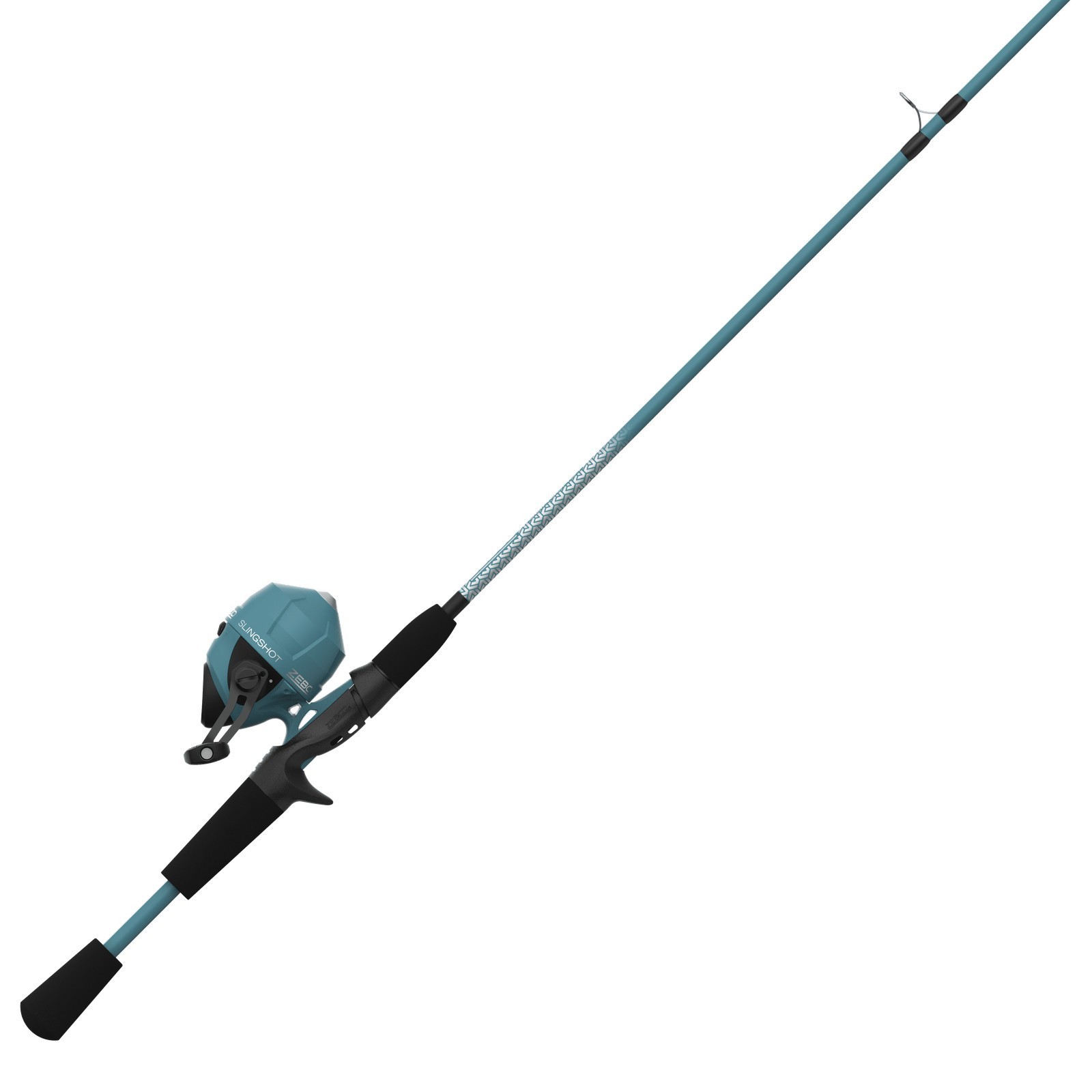 Spincast Fishing Rod & Reel Combo Durable 2-Piece Fishing Pole Easy to Use
