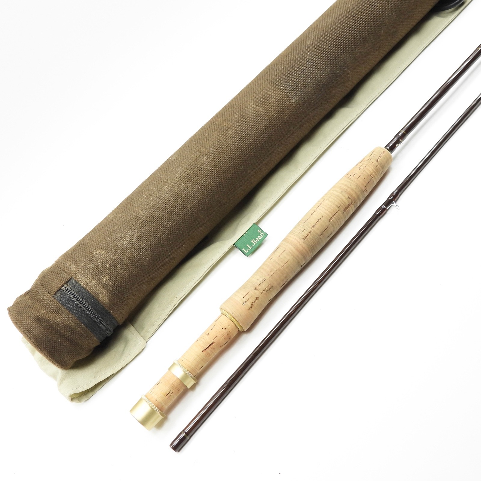 L.L. Bean Double L “Light Western” Fly Fishing Rod. 9’ 4wt. W/ Tube & Sock.
