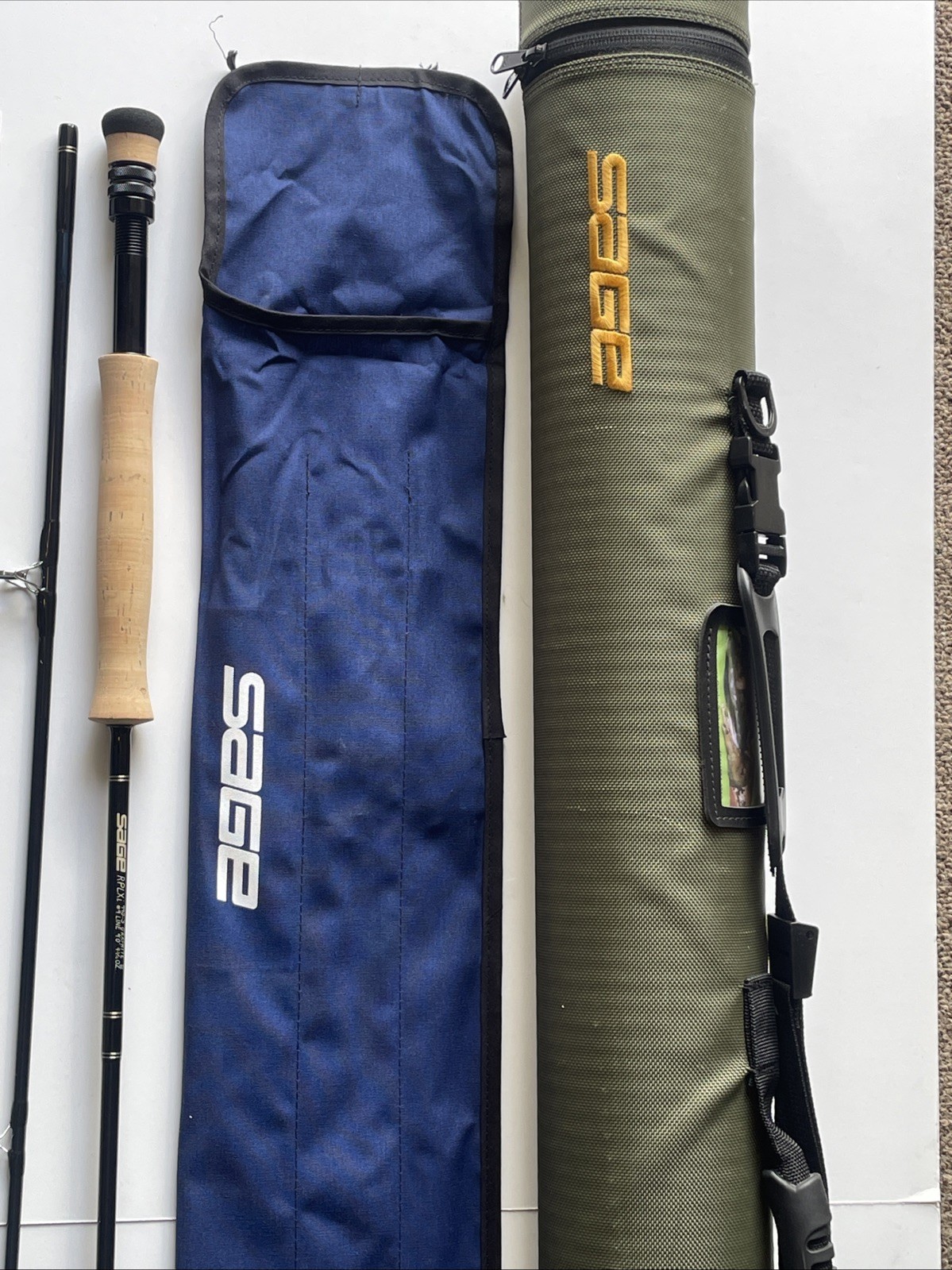 Sage RPLXi 990-3 Graphite III Fly Rod. 9’ 9wt. W/Tube Travel & aluminum