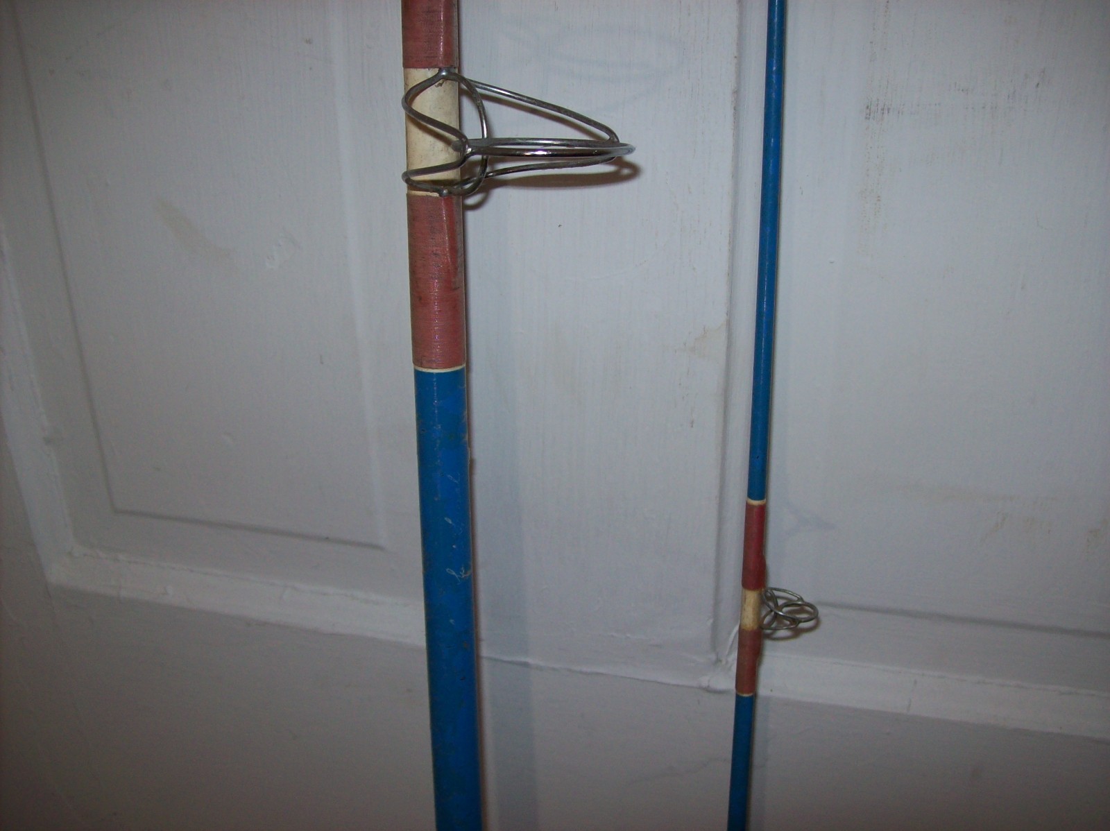 Vintage BRULE Iron River Wisconsin Fishing Rod 9 feet, 2-Piece