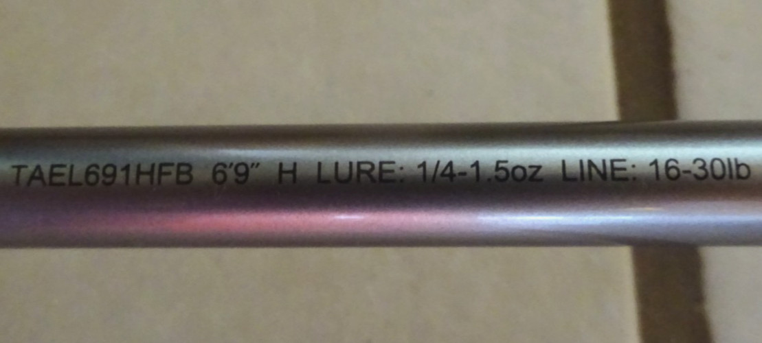 Daiwa Tatula Elite 6’9″ Skippin’ Jig Baitcasting Rod, Heavy, TAEL691HFB, NEW