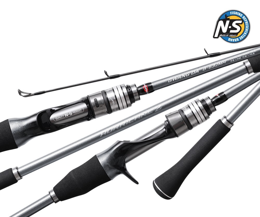 NS BLACKHOLE HURRICANE Z Flatfish ROD FOR Baitcasting REEL