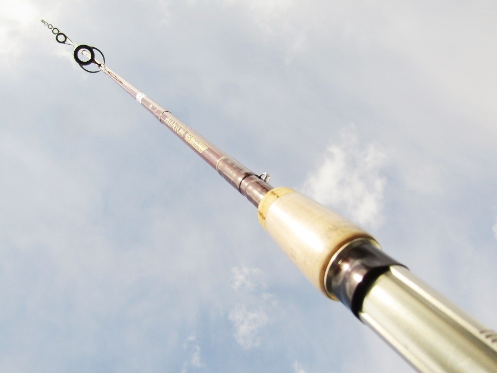 Old Daiwa USA Phantom glossy 7ft spinning tubular vintage glass rod discontinued