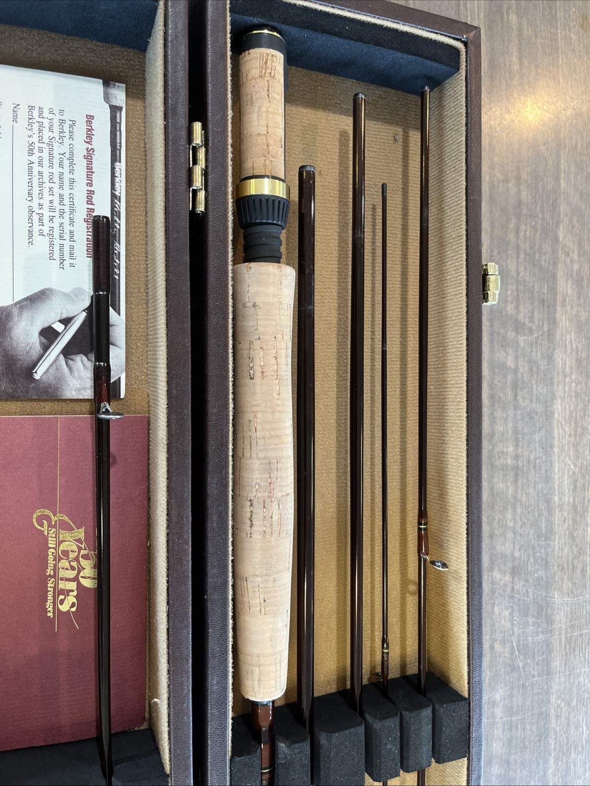 BERKLEY BEDELL 50TH ANNIVERSARY FLY ROD NICE *NEVER USED*
