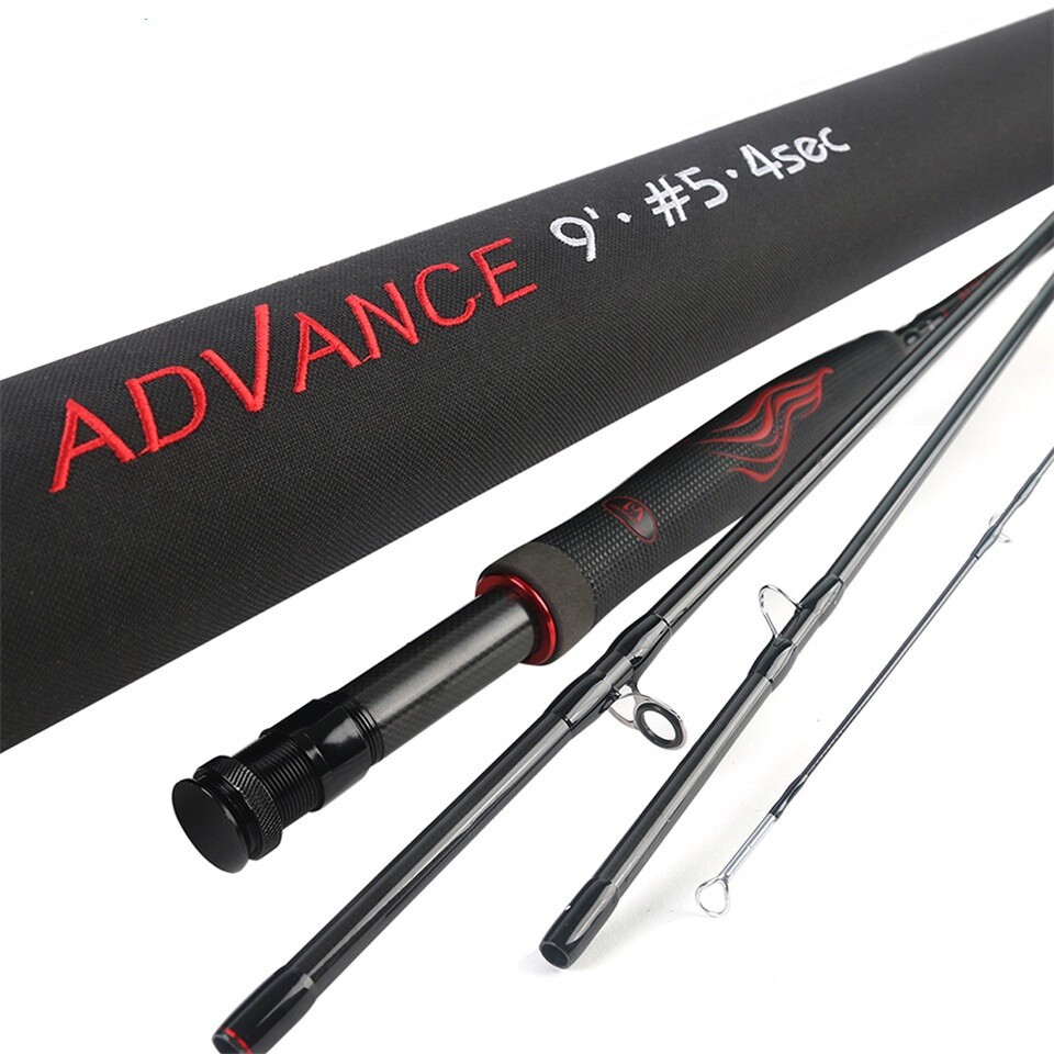 Advance 5/6/8wt 9FT Super Light Fly Fishing Rod Flexible Resins Handle