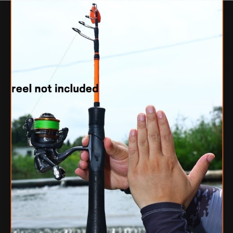 High Quality Fiber Spinning Casting Fishing Rod Telescopic Pole 1.5M 1.68M