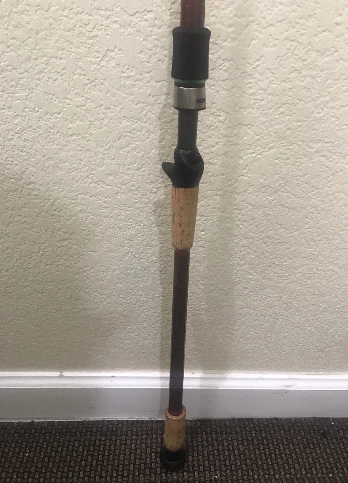 RODDY FIBERGLASS CUSTOM MADE CASTING FISHING ROD 7’6”FT MEDIUM 8-17LB 1/4-5/8 OZ