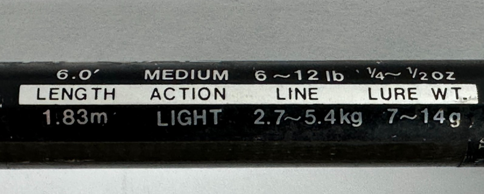 Daiwa Regal 5031P Spinning Rod 6 Ft Medium Light 2 Pc 6-12 lb Line