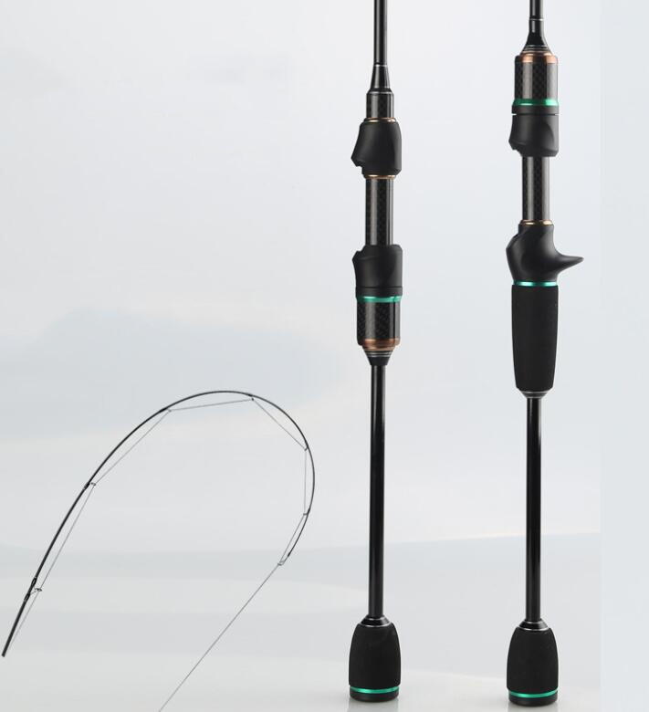 Trout Fishing Rod Carbon Fiber Spinning/casting Rods 1.5m/1.68m/1.8m Carp Poles