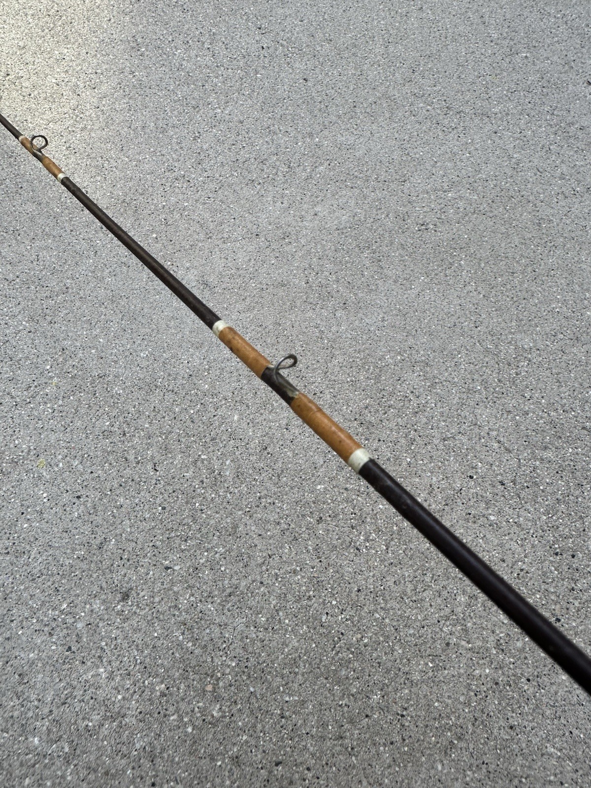 SABRE 8.5 ft 2-PIECE CUSTOM MADE F173 NYPOXY GLASS 7 Line Test Fly Fishing ROD
