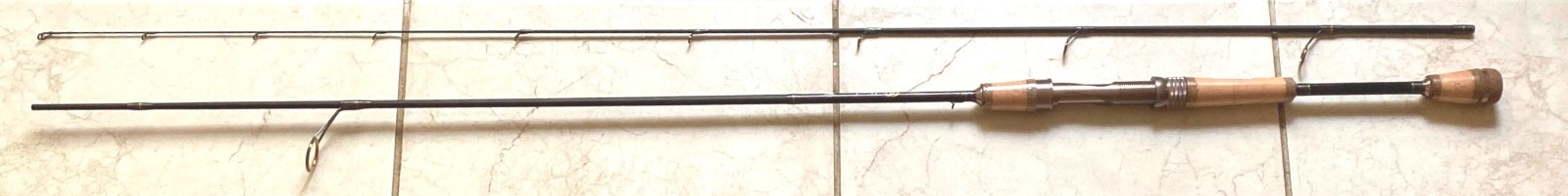 High modulus Graphite Trout Spin Rod – 2 section 7’0″ – Light Guides -New