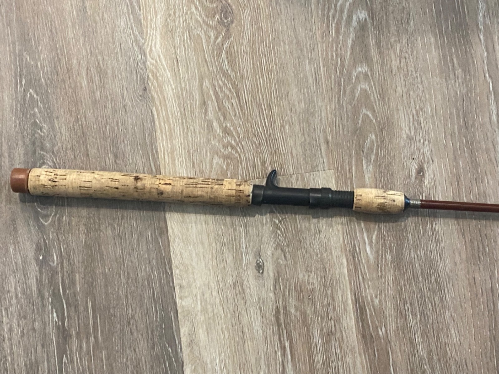 Vintage Custom Fen G Lite 1 Pc Fiberglass Casting Rod 4′ 6″