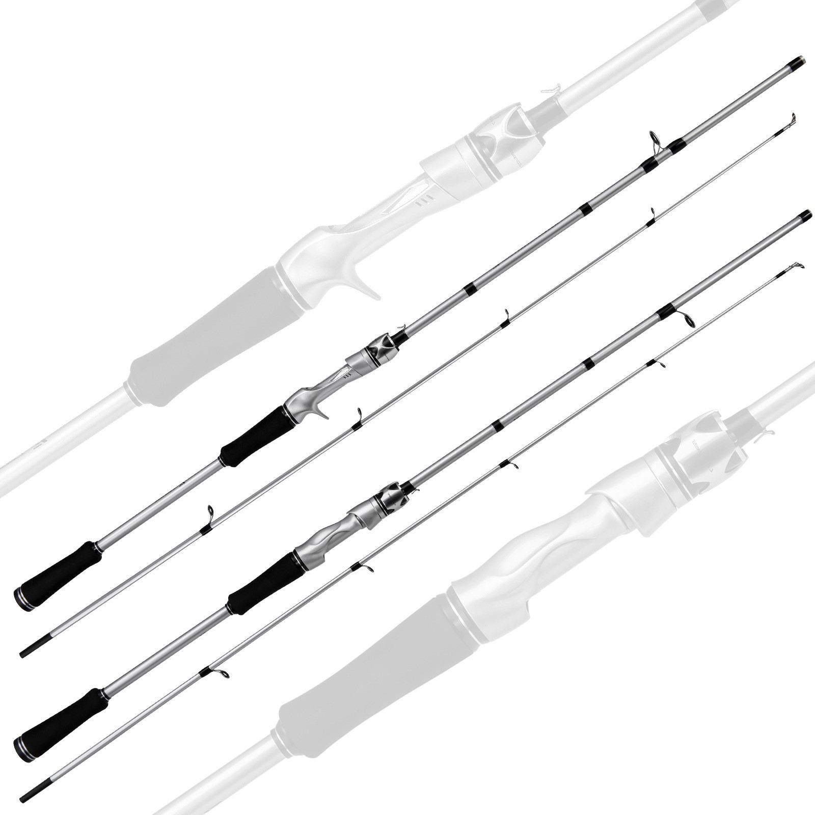 2.1m Casting Fishing Rod Strong Bearing Fishing Rod Lure Fishing Pole For LPVB