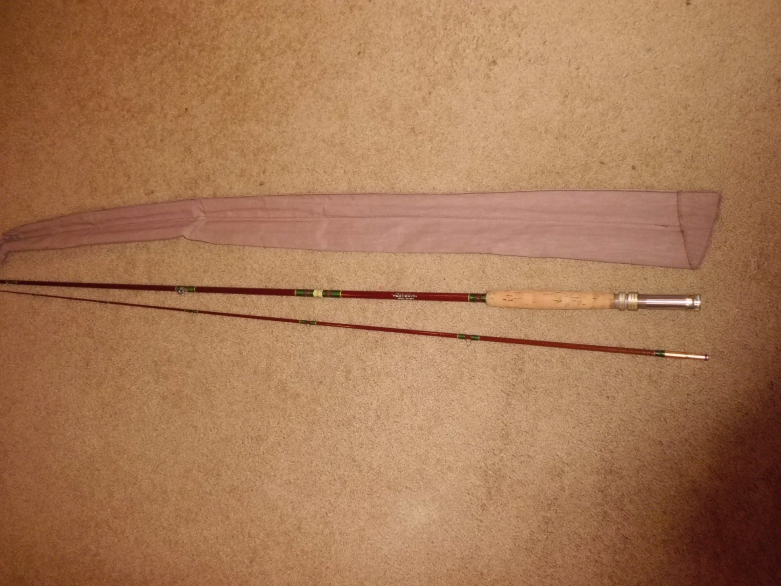 Vintage SILAFLEX Perfexion Model 216-MED Fly 8’6″ Rod- USA- LINE GBG