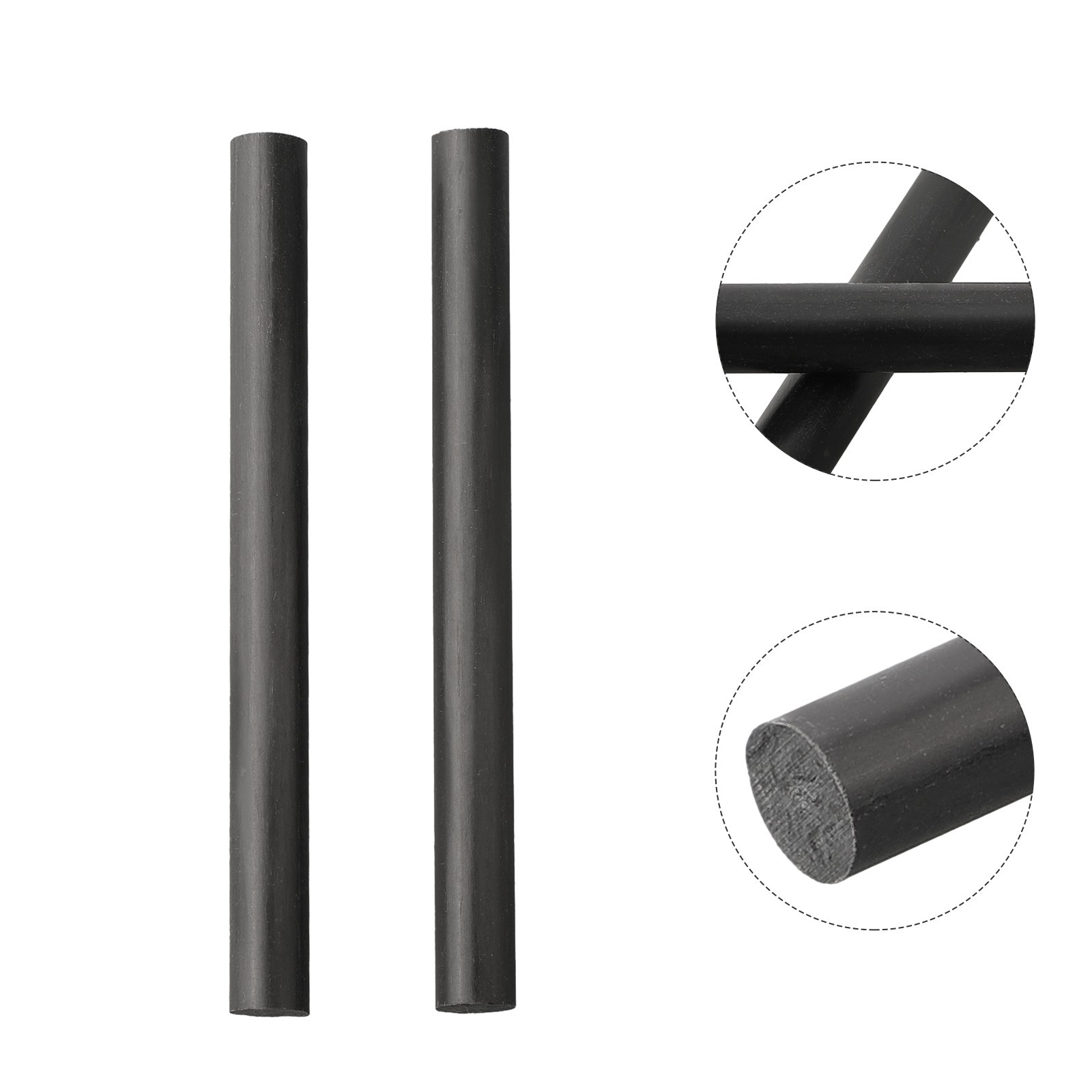 Fishing Rod Joint Repair Kit Carbon Fiber 1mm through 10mm x 10cm Length