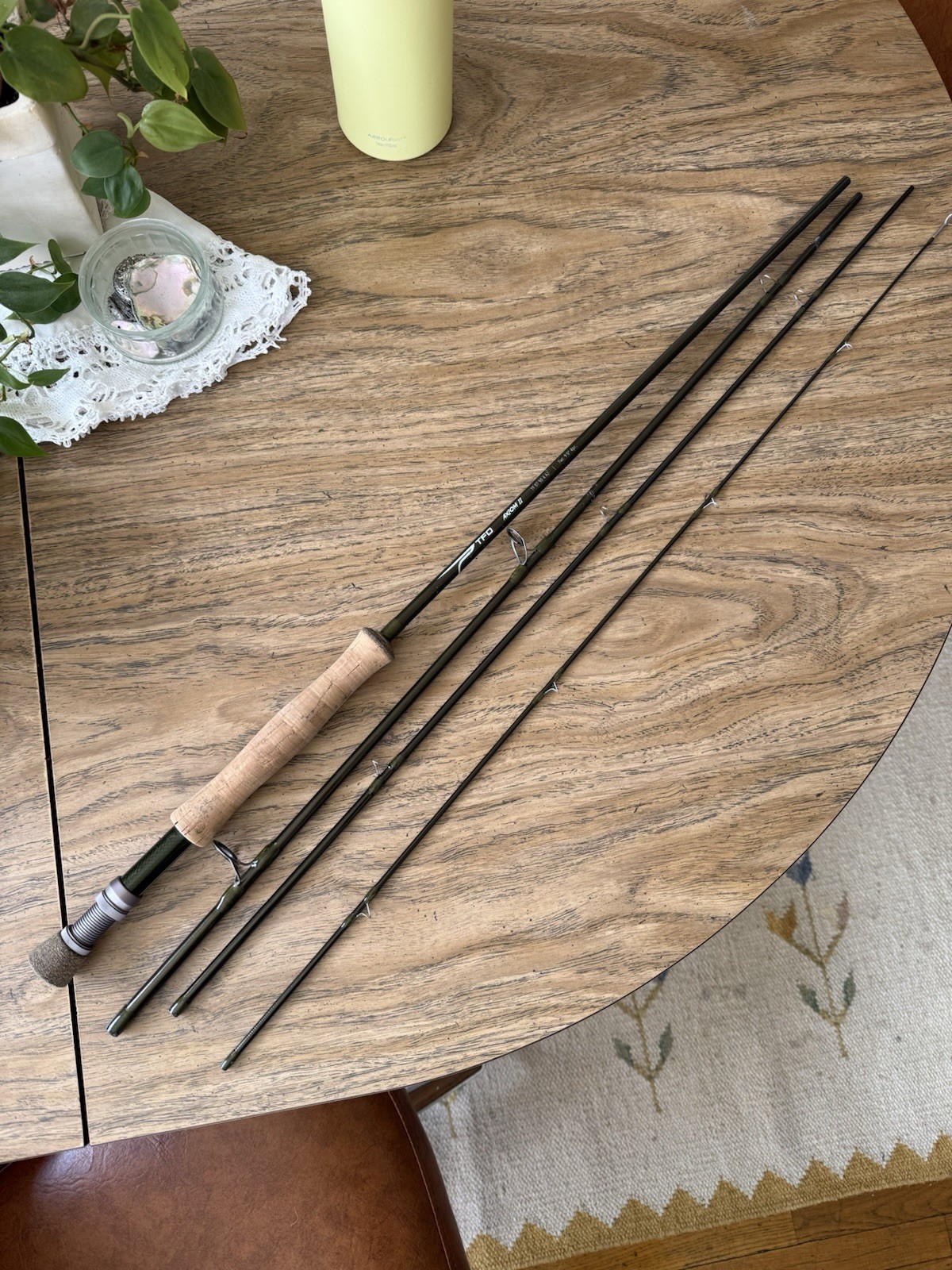 TFO Axiom II TF 07 90 4 A2 / 7wt 9ft 4pc Fly Fishing Rod