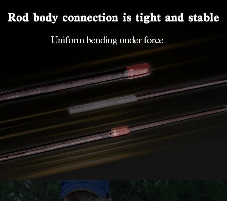 5.6ft 6ft Fishing Rod Carbon Fiber Ultra Light Rod Wood Handle Casting/Spinning